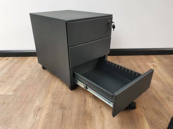 Metalen ladeblok (Antraciet) - Afbeelding 5