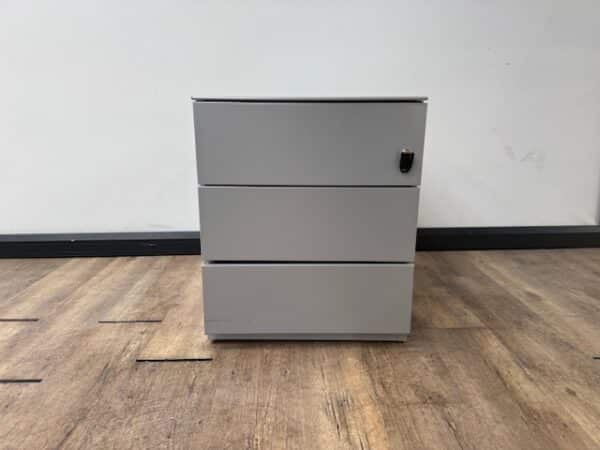 Metalen ladeblok 3 lade aluminium