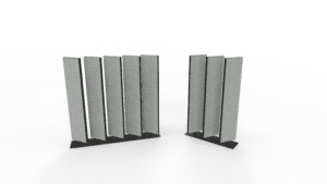 Akoestische roomdivider lamellen