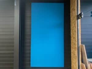 Akoestische magnetisch wandpaneel (blauw)