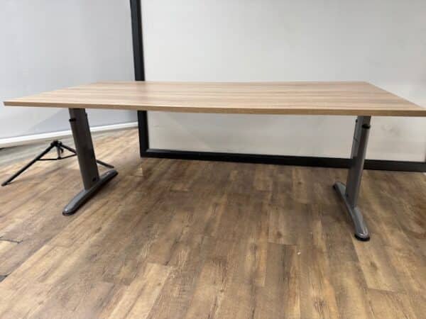 Vergadertafel Wrok 200 x 100 aluminium
