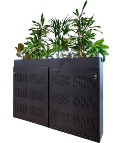 Akoestische schuifdeurkast/plantenbak (180)