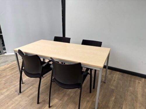 Kantine tafel - licht eiken