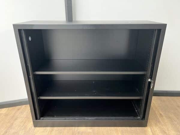Roldeurkast zwart 105 x 120