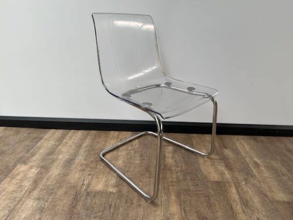 Vergaderstoelen set transparant