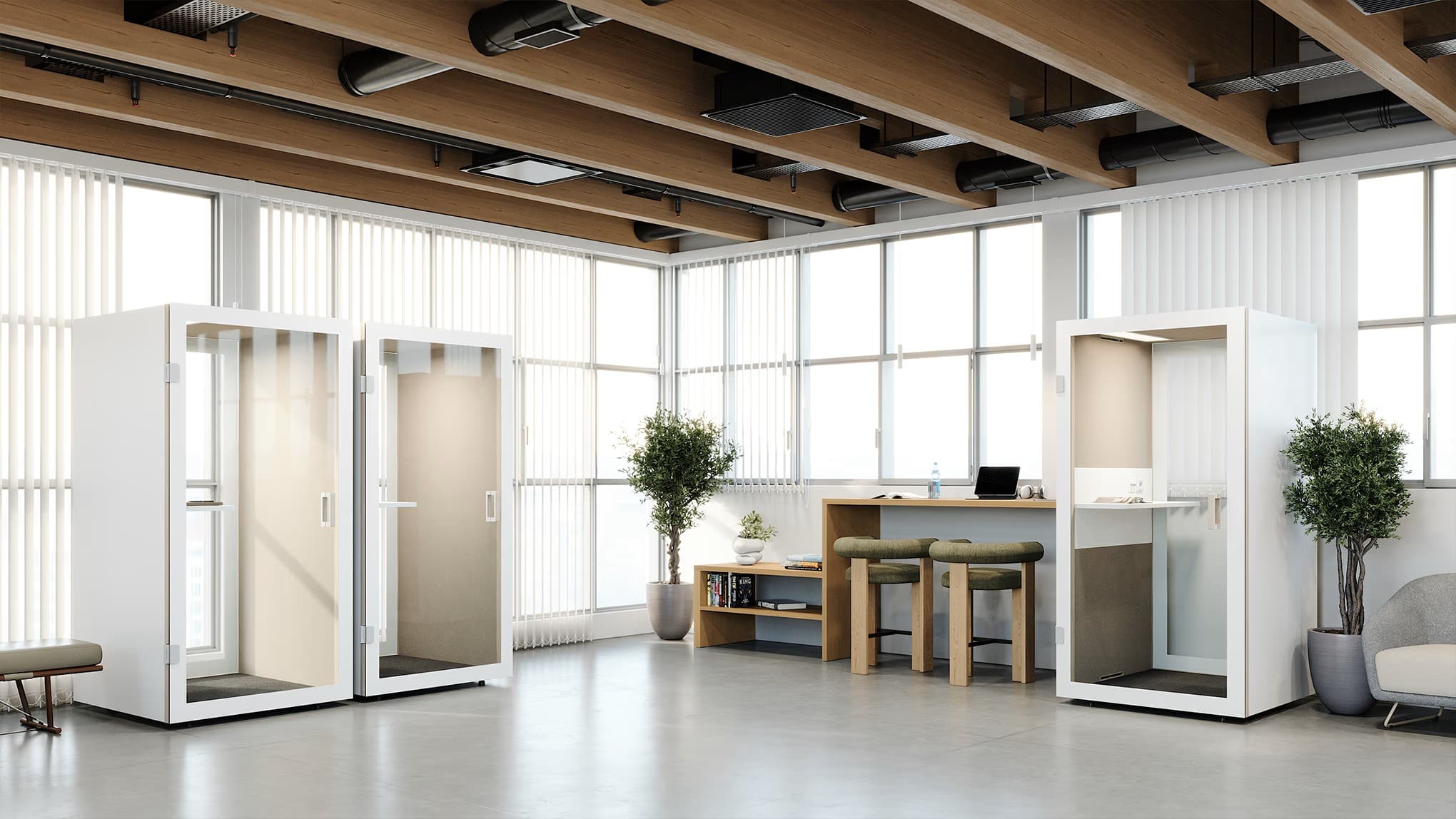 Telefooncel Cube 1 stand