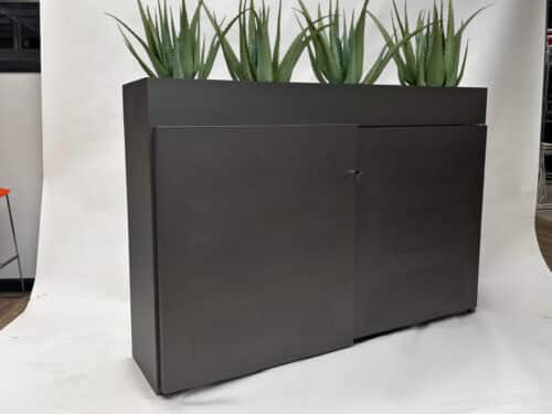 Akoestische schuifdeurkast - antraciet