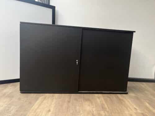 B-keus schuifdeurkast zwart (166) - K00384